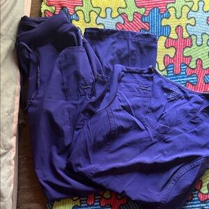 Purple Scrub Set